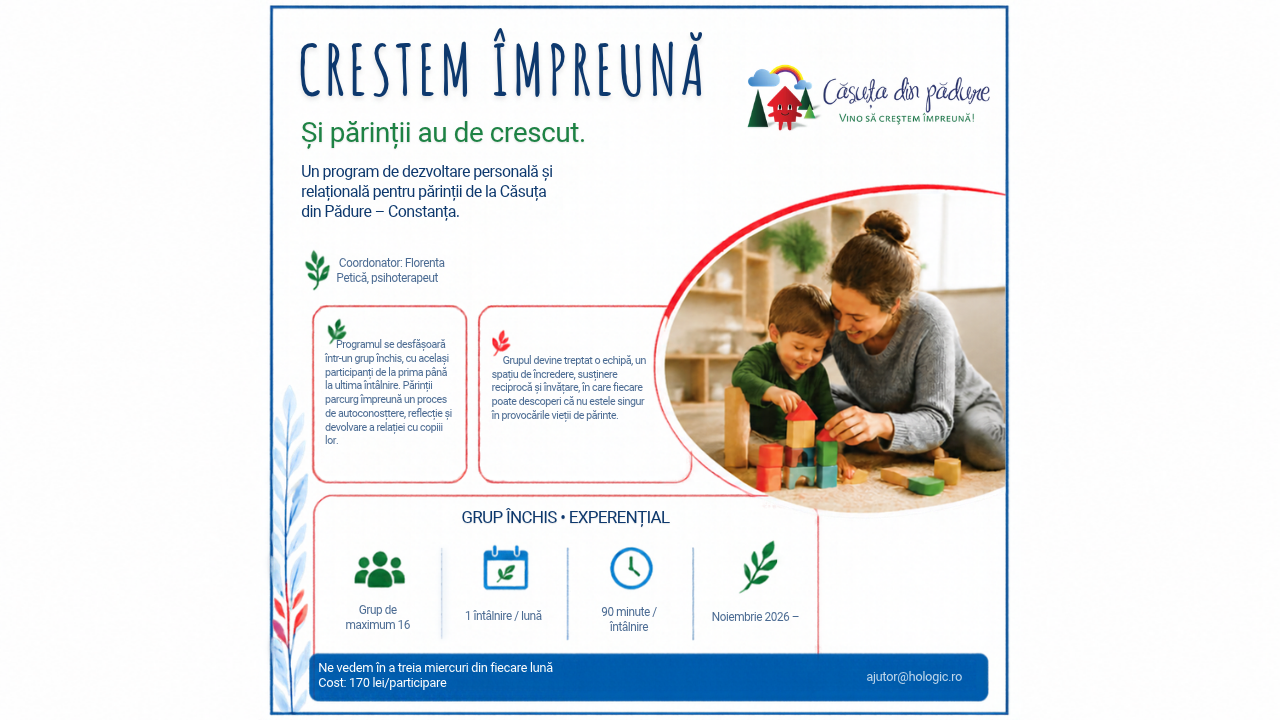CREȘTEM ÎMPREUNĂ